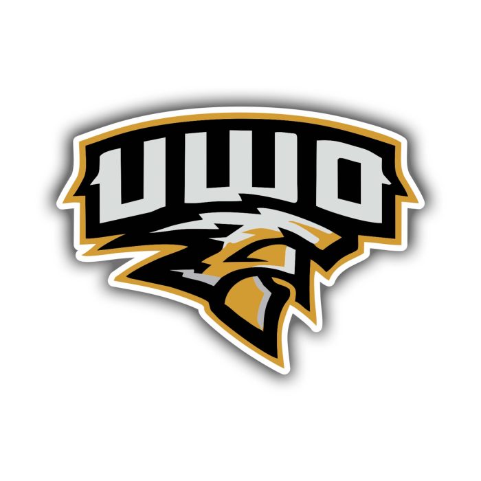 University of Wisconsin Oshkosh Full Color Vinyl Decal - Custom Size