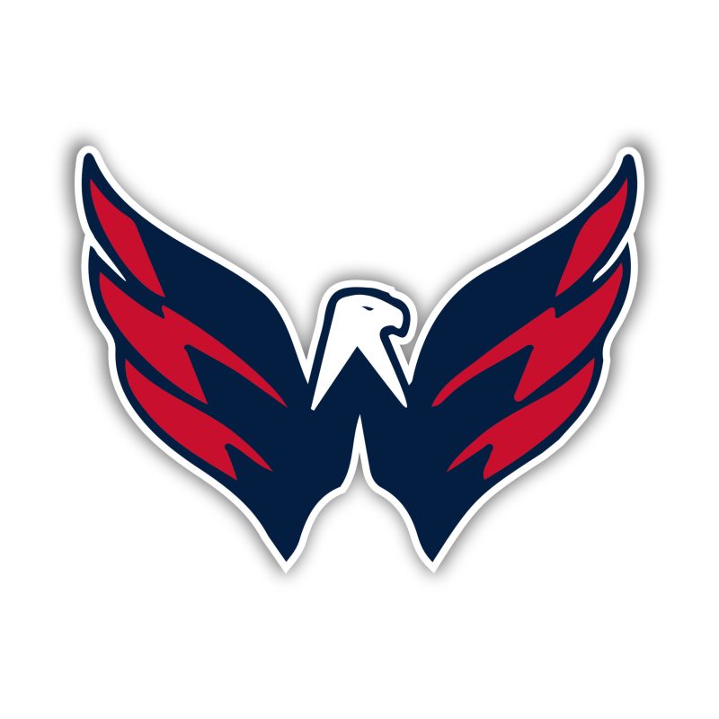 Washington Capitals - Bird - Full Color Vinyl Sticker - Custom Size