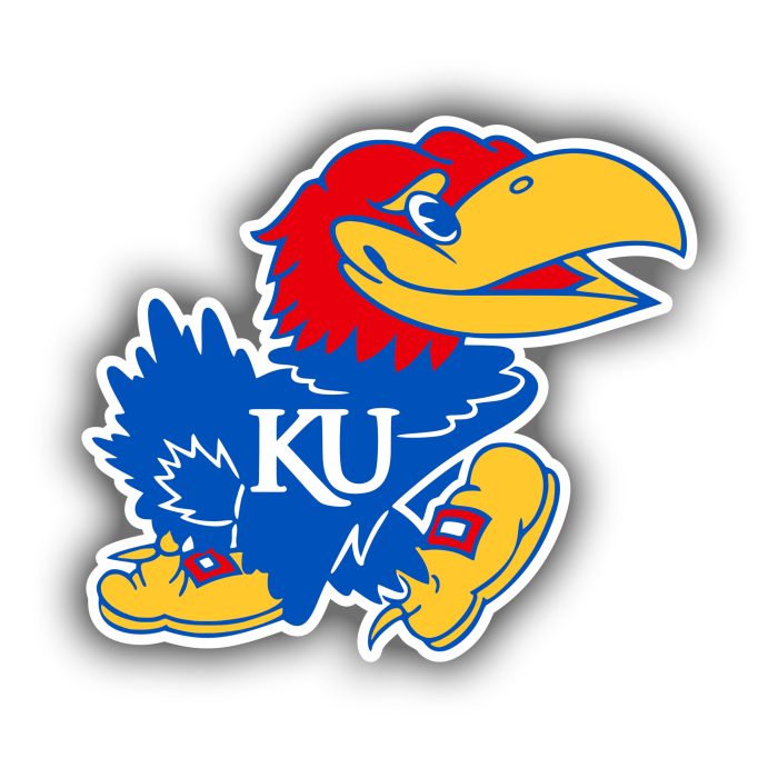 University of Kansas Jayhawks Full Color Vinyl Decal - Custom Size