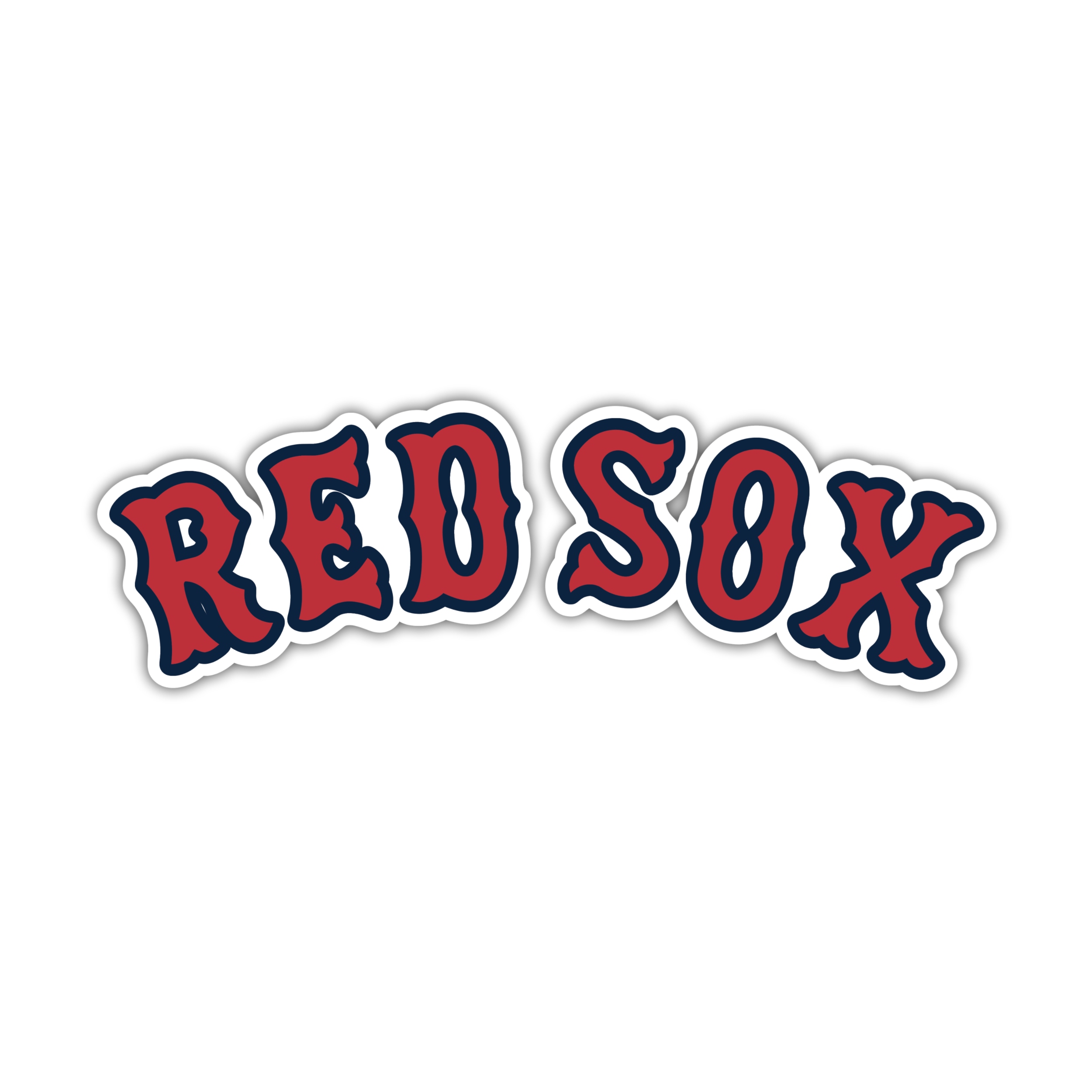 Boston Red Sox - Red Sox - Full Color Vinyl Sticker - Custom Size