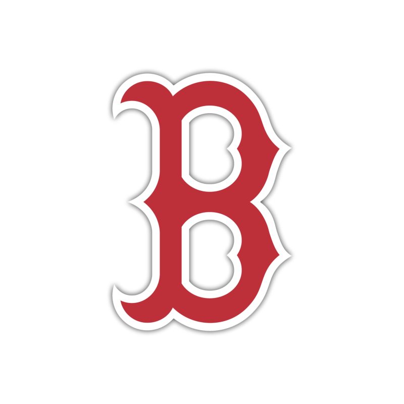 Boston Red Sox - Red And White B - Temporary Tattoo