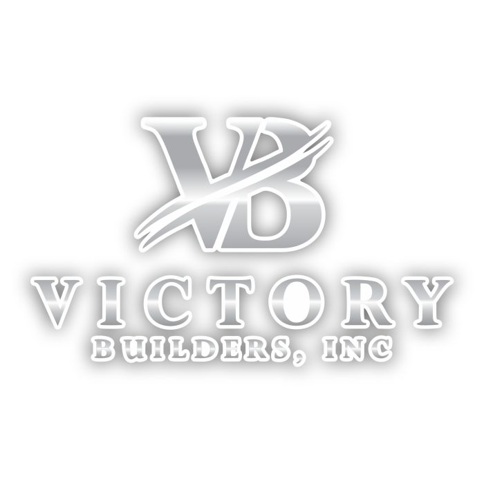 Victory Builders Full Color Vinyl Sticker - Custom Size