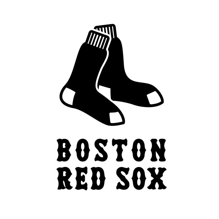 Boston Red Sox Vinyl Decal - Custom Size