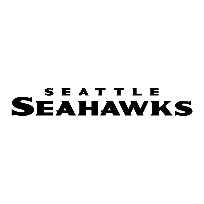Seattle Seahawks Vinyl Decal - Custom Size