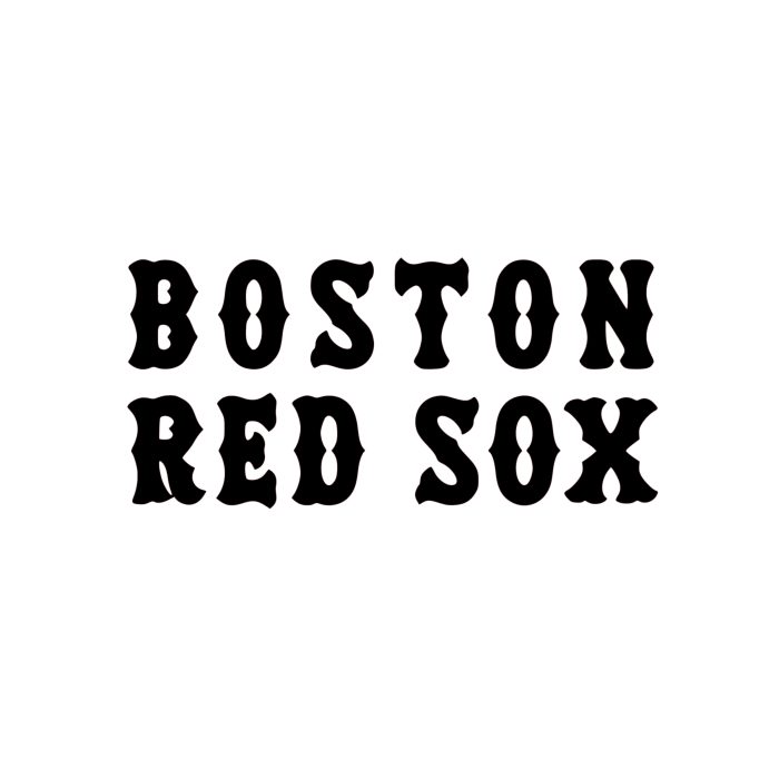 Boston Red Sox Vinyl Decal - Custom Size