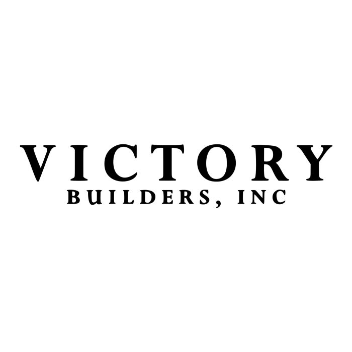 Victory Builders Vinyl Decal - Custom Size