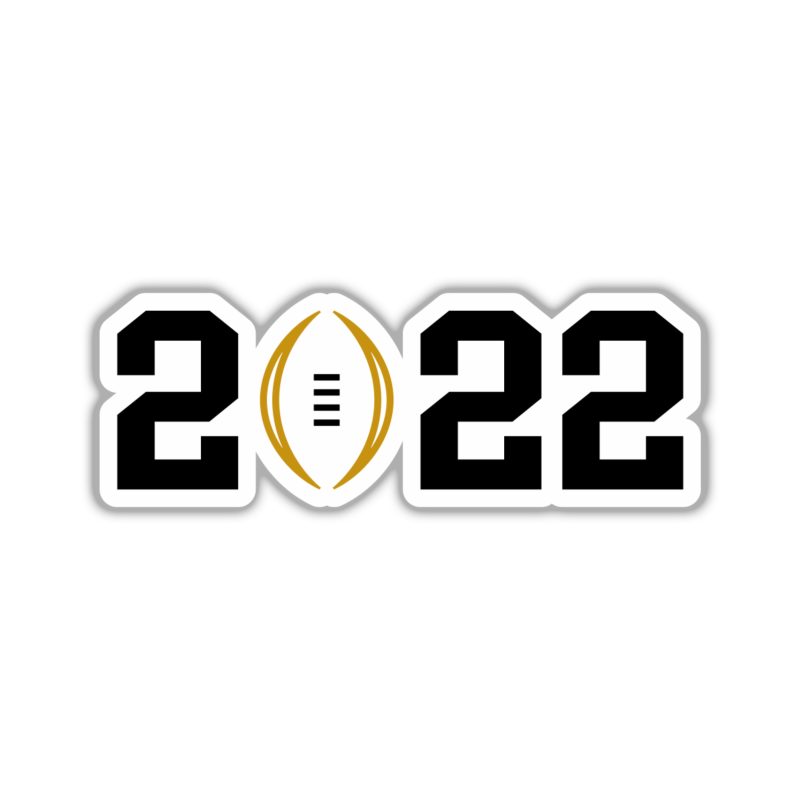 National Championship 2022 - Full Color Vinyl Decal - Custom Size