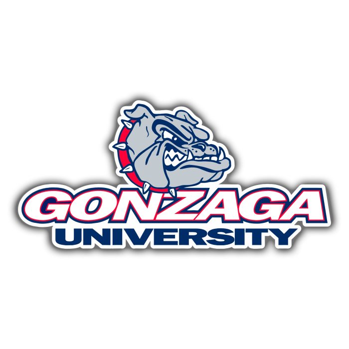 Gonzaga University - Full Color Vinyl Decal - Custom Size