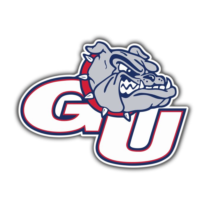 Gonzaga University - Full Color Vinyl Decal - Custom Size