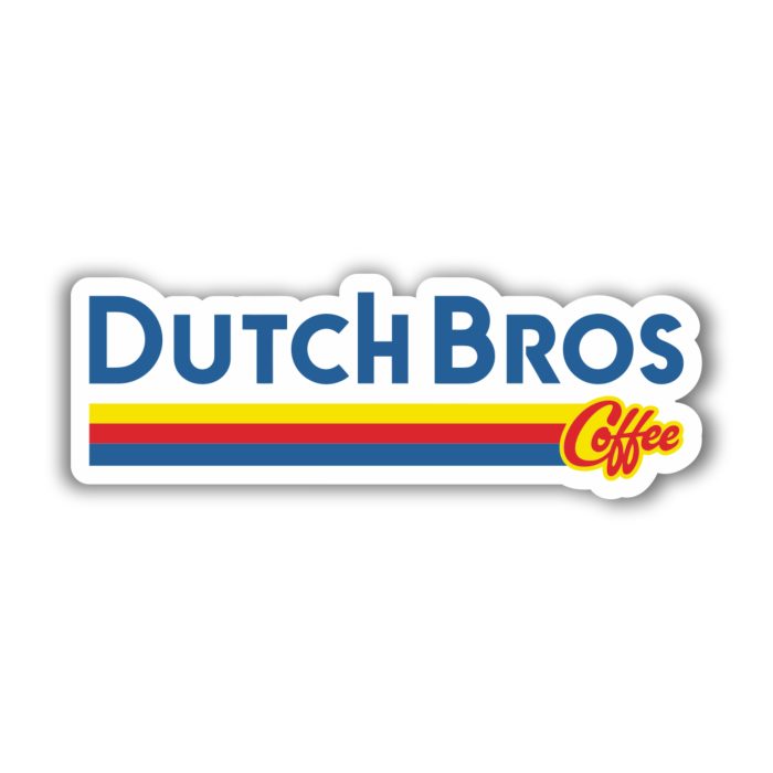 Dutch Bros Full Color Vinyl Decal