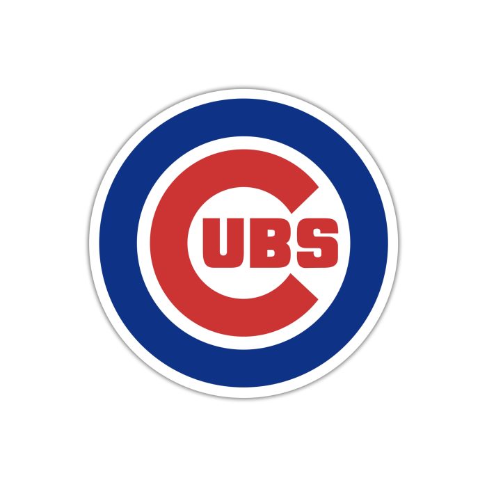 Chicago Cubs - Circle With Name - Temporary Tattoo