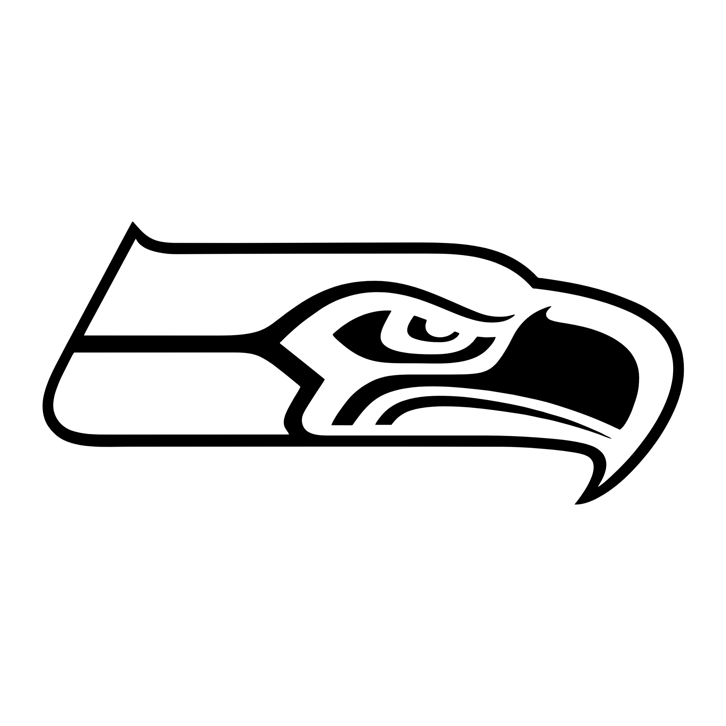 Seattle Seahawks Vinyl Decal - Custom Size