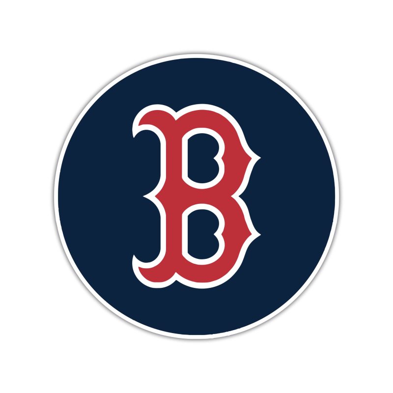 Boston Red Sox - Blue Circle With Red B - Temporary Tattoo