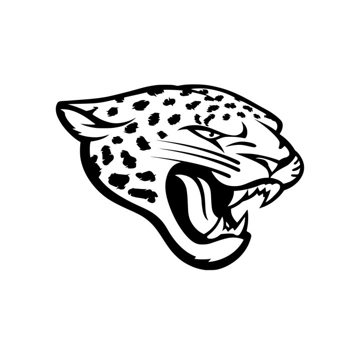 Jacksonville Jaguars  Vinyl Decal - Custom Size