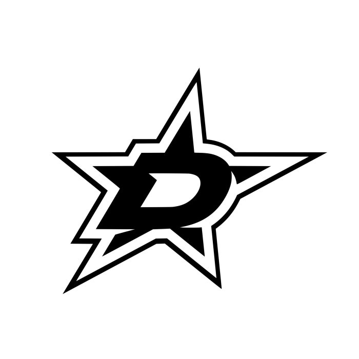 Dallas Stars Vinyl Decal - Custom Size