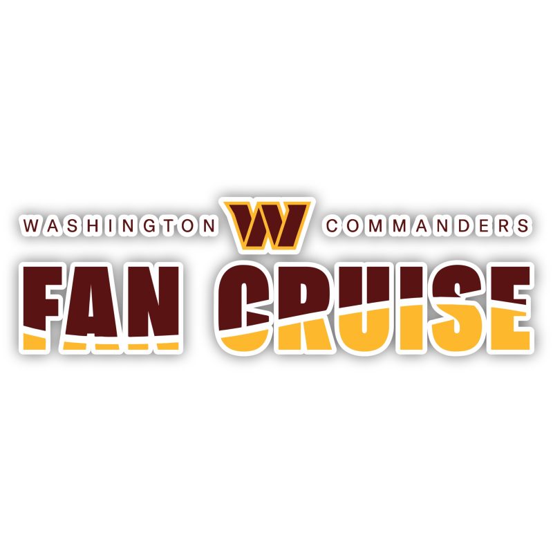 Washington Commanders - Fan Cruise - Full Color Vinyl Sticker - Custom Size