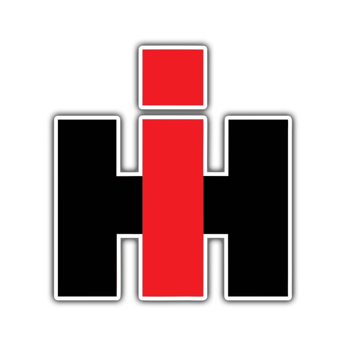 Case International Tractors Full Color Vinyl Decal - Custom Size