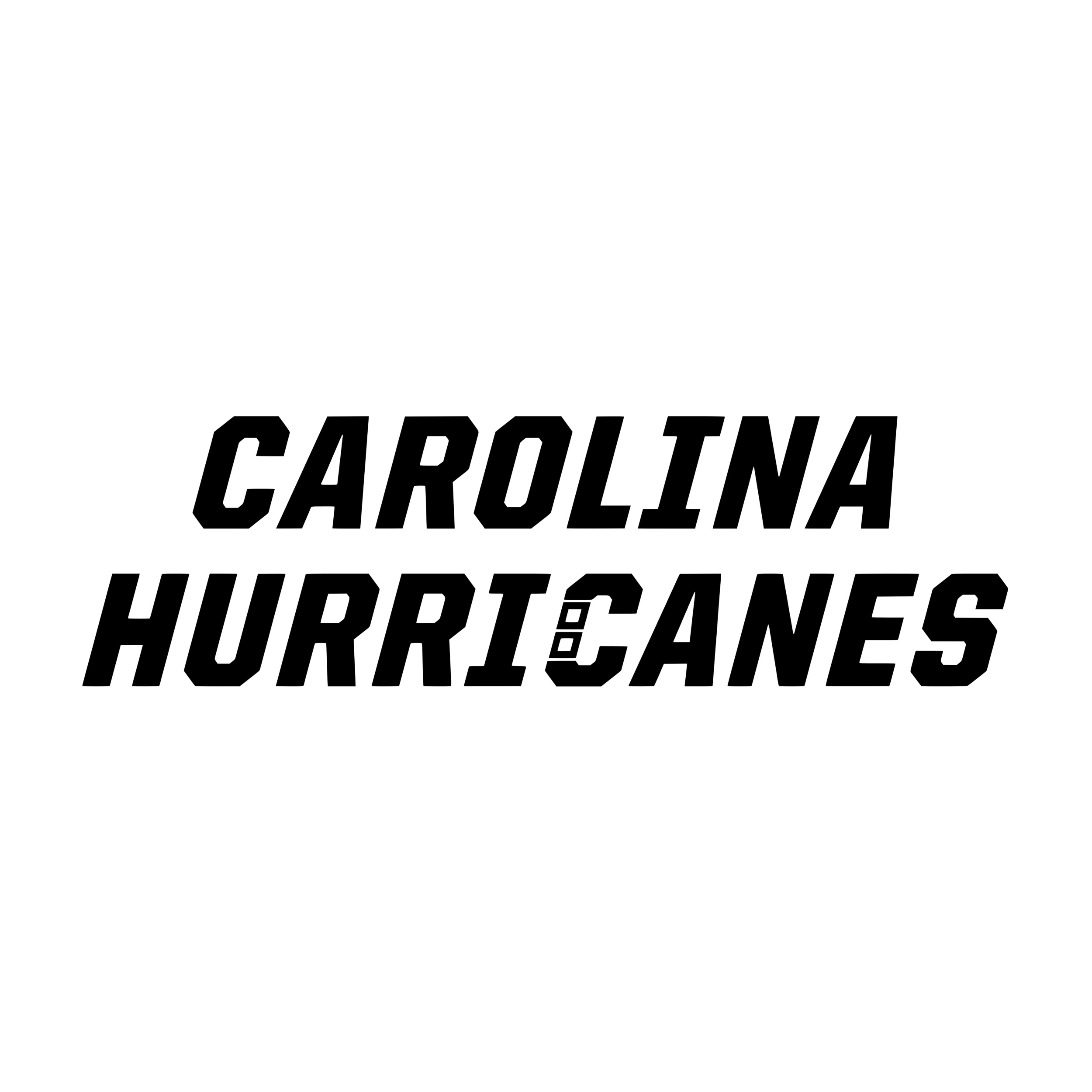 Carolina Hurricanes Vinyl Decal - Custom Size