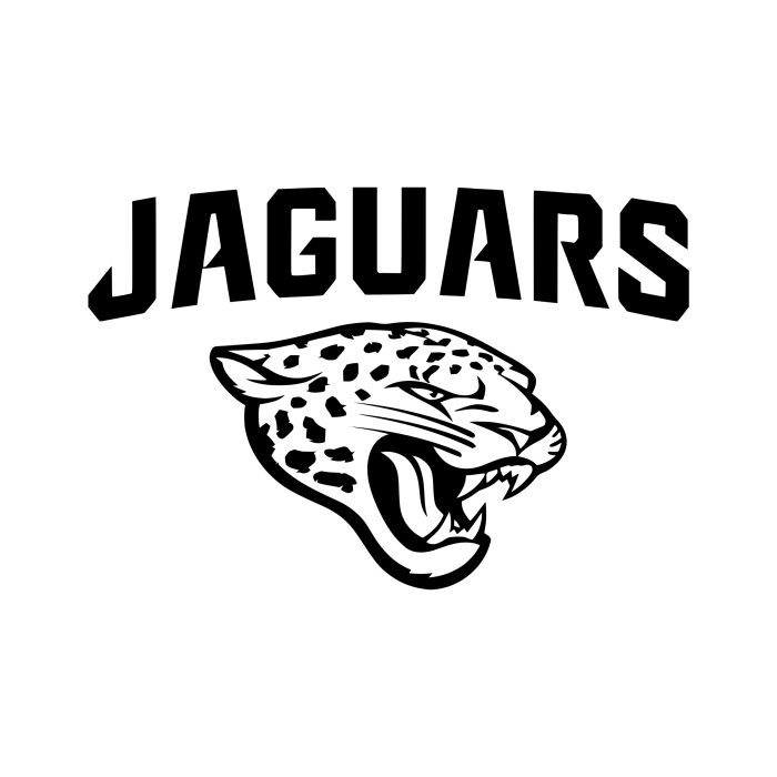 Jacksonville Jaguars  Vinyl Decal - Custom Size