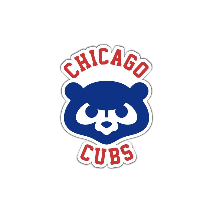 Chicago Cubs - Cub Head With Name - Temporary Tattoo