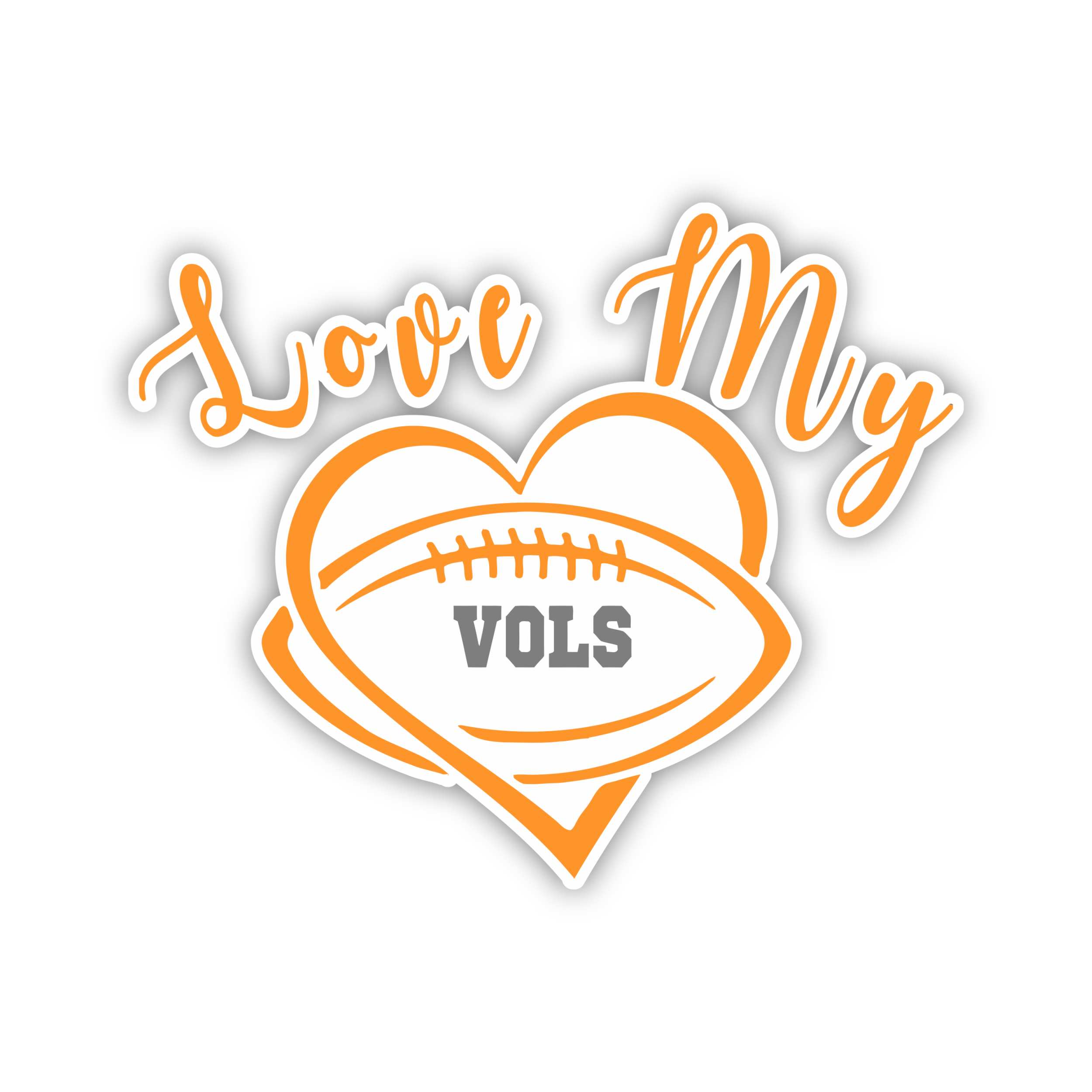 Tennessee Volunteers Full Color Vinyl Decal - Custom Size