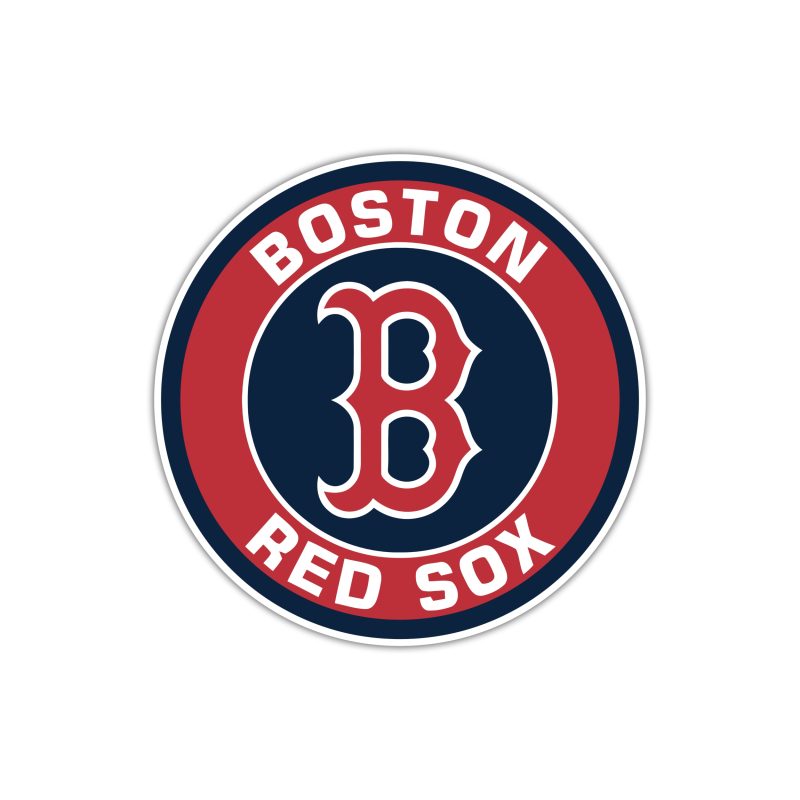 Boston Red Sox - Red And Blue Circle - Temporary Tattoo