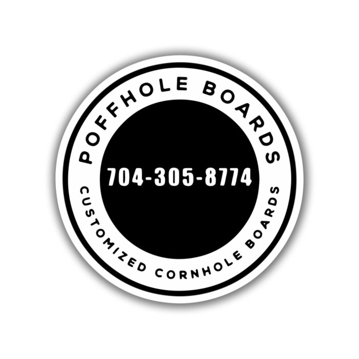 Poffhole Boards Full Color Vinyl Sticker - Custom Size