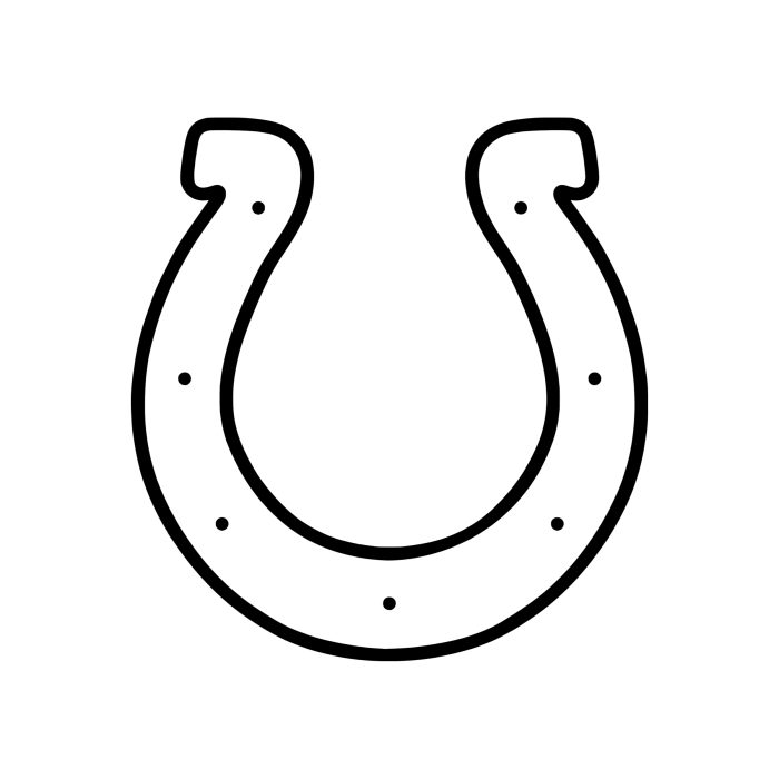 Indianapolis Colts Vinyl Decal - Custom Size