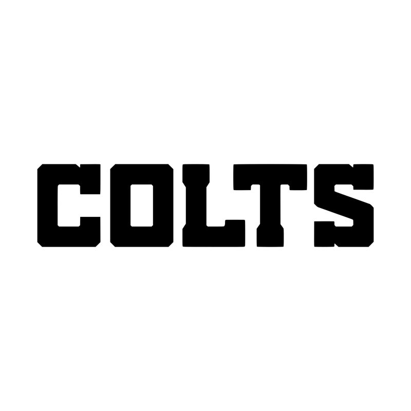 Indianapolis Colts Vinyl Decal - Custom Size