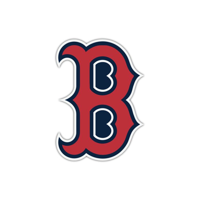 Boston Red Sox - Red And Blue B - Temporary Tattoo