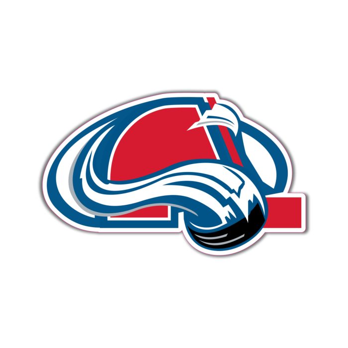 Colorado Avalanche - Avalanche Nordiques - Full Color Vinyl Sticker - Custom Size