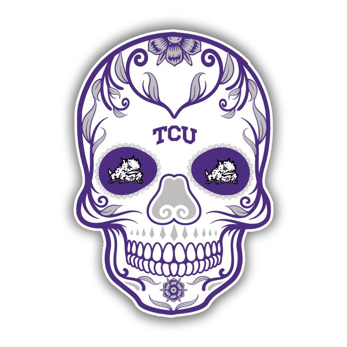 TCU Horned Frogs Full Color Vinyl Decal - Custom Size