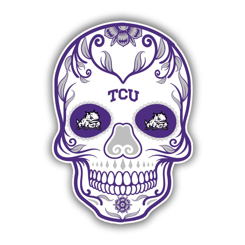 TCU Horned Frogs Full Color Vinyl Decal - Custom Size
