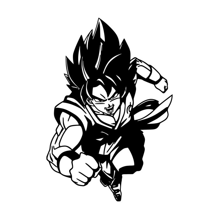 Dragon Ball Z Vinyl Decal - Custom Size
