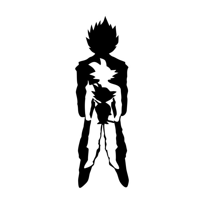 Dragon Ball Z Vinyl Decal - Custom Size