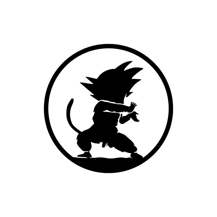 Dragon Ball Z Vinyl Decal - Custom Size