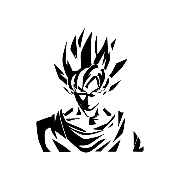 Dragon Ball Z Vinyl Decal - Custom Size