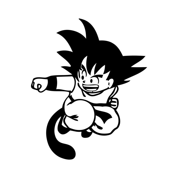 Dragon Ball Z Vinyl Decal - Custom Size