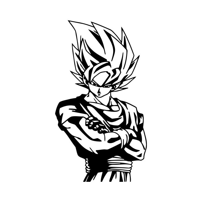 Dragon Ball Z Vinyl Decal - Custom Size