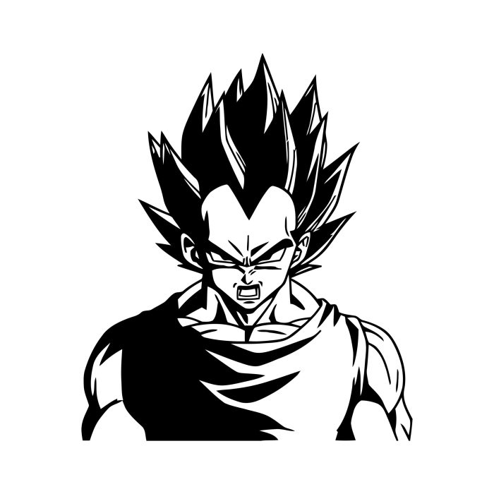 Dragon Ball Z Vinyl Decal - Custom Size