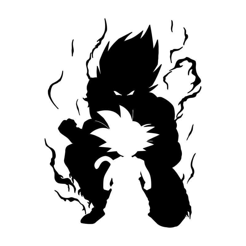 Dragon Ball Z Vinyl Decal - Custom Size