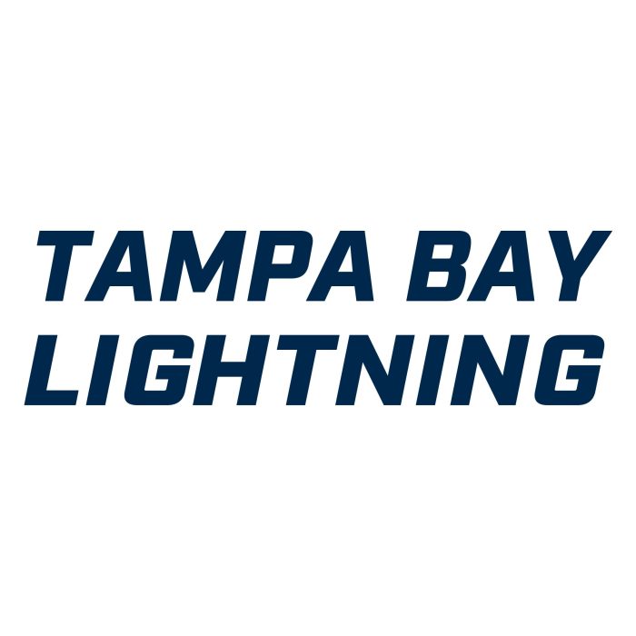 Tampa Bay Lightning Vinyl Decal - Custom Size