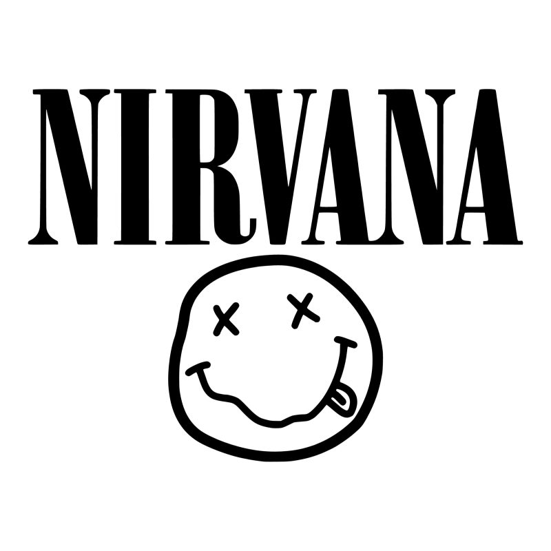 Nirvana Vinyl Decal - Custom Size
