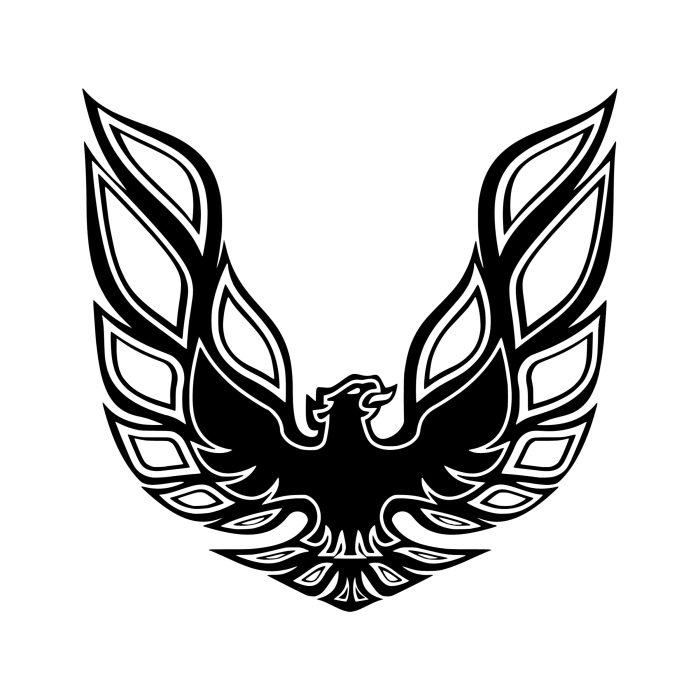 Firebird Vinyl Decal - Custom Size