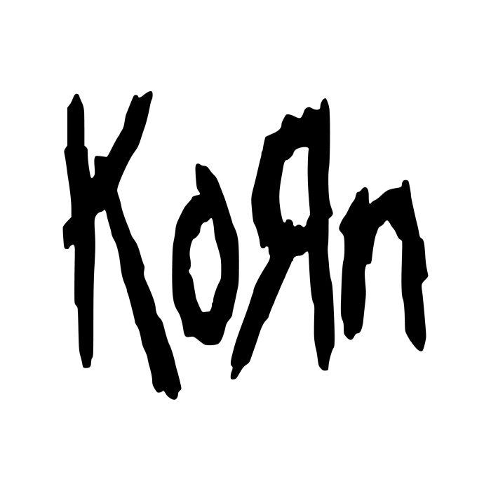 Korn Vinyl Decal - Custom Size