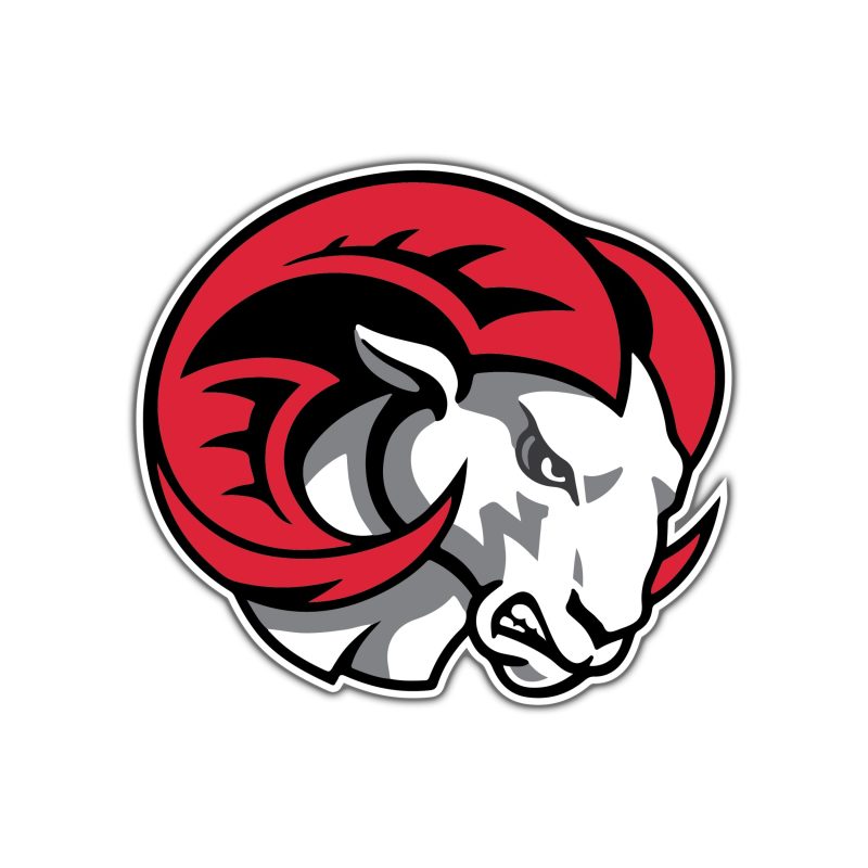 Winston-Salem State University - Ram - Full Color Vinyl Decal