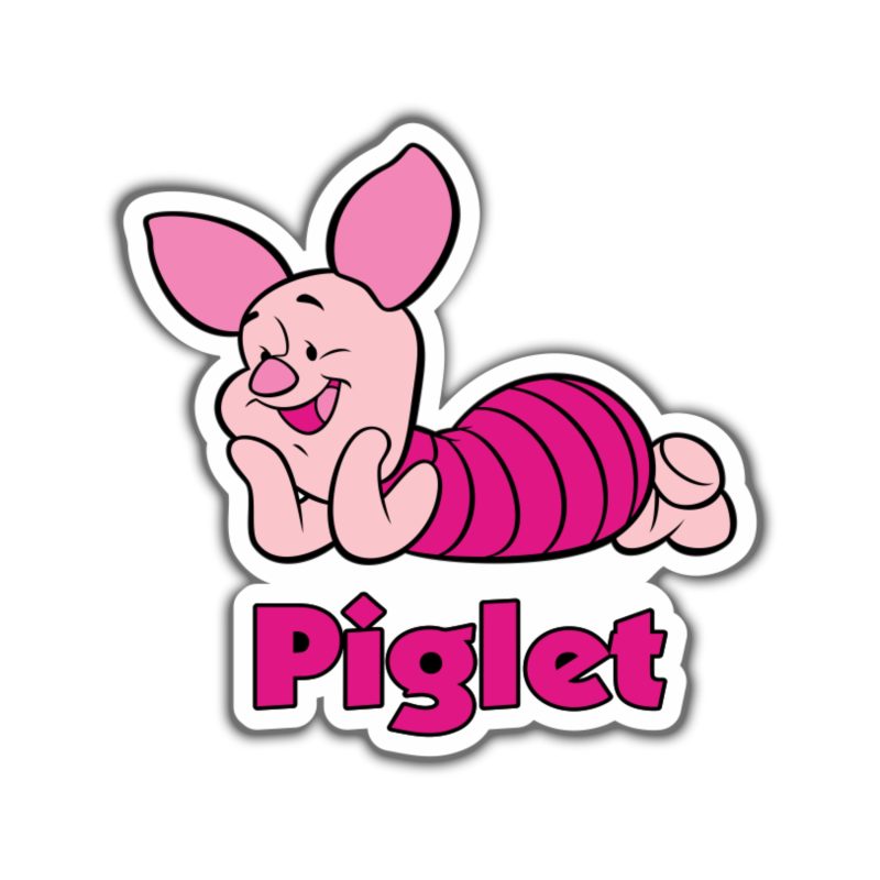 Winnie the Pooh Full Color Vinyl Sticker - Custom Size