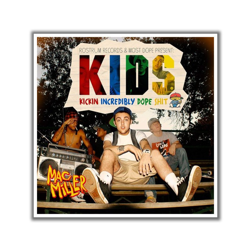 Mac Miller - Album Cover - Kids Full Color Vinyl Sticker - Custom Size