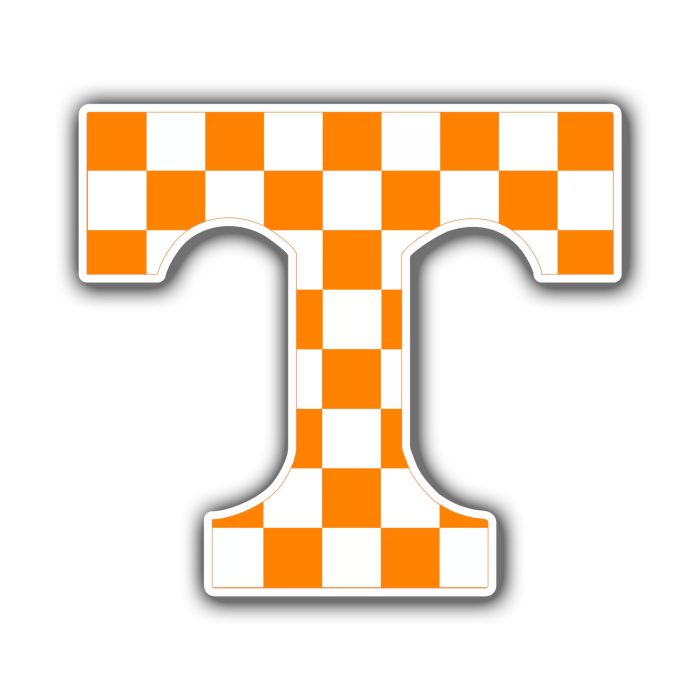 Tennessee Volunteers Full Color Vinyl Decal - Custom Size