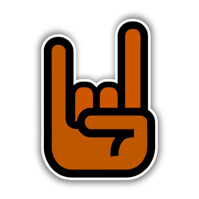 Texas Longhorns - Hook Em' Hand - Temporary Tattoo